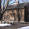 03/31/09  Witness to the War

The Hartwell Tavern was on the main road, the "Bay Road," running from Boston through western Massachusetts out to Crown Point, N.Y. This was the road that the British troops used on April 19. The soldiers passed by the tavern on their way to Concord, and again on their way back to Boston.
Three of Hartwell's sons were in the Lincoln Minute Man Company (Capt. William Smith's Co.) that fought at the North Bridge and on the battle road on April 19: Samuel (age 33) and John (age 28) were both sergeants, and Isaac (23) was a private.